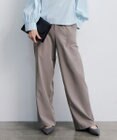 自由区 L 【洗える】ソフトレーヨンツイルベイカー パンツ