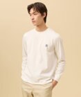 J.PRESS MEN オーバルワンポイント　ロングスリーブ Ｔシャツ
