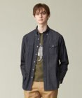 J.PRESS MEN デニムルックツイル ボタンダウンシャツ