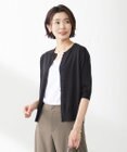 J.PRESS LADIES 【WEB限定カラーあり・洗える・抗菌防臭】コットンアセテート カーディガン