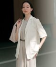 23区 S 【Oggi6月号掲載/速乾性/接触冷感】シアータンブラー ハーフスリーブ ジャケット