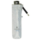 MOONBAT 【遮光率100％/遮熱/UV】LANVIN en Bleu (ランバン オン ブルー)晴雨兼用日傘 ピコレース シルバーラメ刺繍 折りたたみ傘 簡単開閉