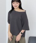 AMERICAN HOLIC 2WAYオフショルスウェット半袖プルオーバー