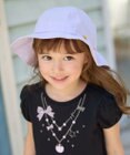 ANY KIDS 【日よけ付き】リボンハット