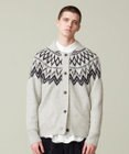 J.PRESS YORK STREET 【UNISEX】FOXMIX ノルディックカウチン ニットカーディガン