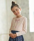 組曲 KIDS 【110-140cm】リボンアート Tシャツ
