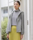 J.PRESS LADIES 【WEB限定カラーあり】パイルジャージー ジップアップ パーカー