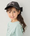 ANY KIDS 【日よけ付き】2WAYリボン刺繍キャップ