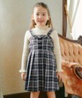 ANY KIDS チェックプリーツジャンパースカート