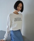 UNFILO ロゴ刺繍 Tシャツ