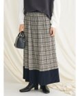 CRAFT STANDARD BOUTIQUE 配色チェックプリーツスカート