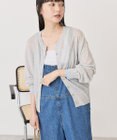 AMERICAN HOLIC シアー配色ニットカーディガン