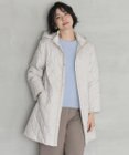 J.PRESS LADIES L 【WEB限定カラーあり・2way】コンパクトタフタキルティング  フーデッド コート
