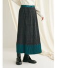 CRAFT STANDARD BOUTIQUE 配色チェックプリーツスカート