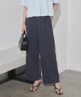 ICB L 【CLASSY.掲載・新色追加・WEB限定カラーあり】FluidBackSatin ワイドパンツ