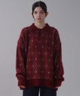 WEGO 【ユニセックス着用ITEM】アーガイルニットポロ