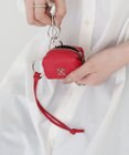 russet カラビナ付き レザーミニポーチ型チャーム(Z-220)