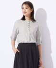 J.PRESS LADIES S 【洗える】ウォッシャブルキュプラツイル ボートネック ブラウス