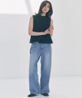 UNFILO 【UNFILO DENIM/新色追加】撥水ストレッチ ルーズワイドデニム