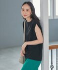 ANY 【接触冷感/UVケア】ビューティベーシックノースリーブタックTシャツ