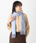 MOONBAT 【洗えるカシミヤ】FURLA カシミヤ100%無地マフラー／幅30cm