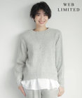 J.PRESS LADIES 【WEB限定・洗える】WOOLY NEP クルーネックニット