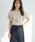 ANY SIS 【接触冷感・吸水速乾・UVカット】サラキレイ フリル ブラウス