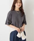 AMERICAN HOLIC 【接触冷感】スムースルーズクルーネックＴシャツ