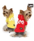 PET PARADISE 犬の服 犬 服 秋冬 Ｌｅｅ パーカー 【小型犬】 白 ロゴ レッド イエロー