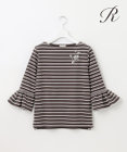 23区 L 【R(アール)】ビジュ― ストライプ ジャージー