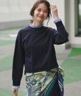 【WEB＆一部店舗限定】クリアコットンテリー ストライプフリル スウェット