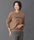 J.PRESS LADIES 【洗える】CASHMERE BLEND ロゴ ニット