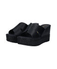 Bridget Birkin 【Bridget Birkin】サイドカットウェッジミュールサンダル