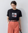 23区 L 【洗える】JANE PACKERコラボ フォトプリント Tシャツ