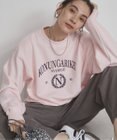WEGO 【ANGIE VINTAGE】カレッジロゴスウェット