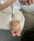 WEGO まゆげハートベアぬいぐるみキーホルダー