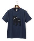 J.PRESS MEN 【UNISEX】ファブリックワッペンブルドックTシャツ
