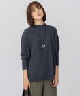 23区 【洗える】セミウーステッドウール モックネック ニット