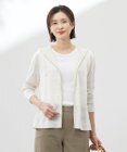 J.PRESS LADIES 【洗える】シアーライトパーカー