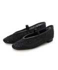 MODE ET JACOMO <MODE ET JACOMO>ストラップチュールフラットパンプス