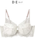 AMPHI ブラジャー ふっくらまる胸キープ 脇高設計 背中をスムージング Gカップまで対応 大きいサイズ 【Hold Day Bra ホールドデイブラ】 ブラ BYJ382 アンフィ／ワコール