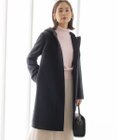 組曲 【WEB限定】ウールモッサ フーデットロングコート