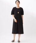 自由区 L 【接触冷感・UVカット・吸水速乾・抗菌防臭・洗える】ハイカウントモクロディ ワンピース