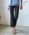 23区 【SLOW】ストレッチ コーデュロイ ストレート フレア パンツ