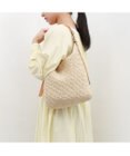 UNBILLION カシュカシュ cachecache / フリーハンドルクロッシェトートバッグ