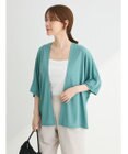 Green Parks よくばり　半袖カットドルマンカーディガン