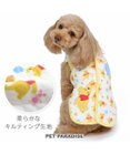 PET PARADISE 犬の服 犬 ディズニー くまのプーさん 背中開き ベスト 【小型犬】 キルティング