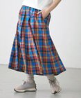 J.PRESS YORK STREET 【WOMEN】チェックフレアスカート