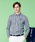 23区GOLF 【MEN】ロゴストライププリント 長袖シャツ