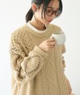 CRAFT STANDARD BOUTIQUE ハンドステッチケーブルニットチュニック